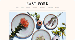 Desktop Screenshot of eastforkpottery.com